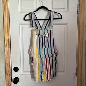 Vintage colorful overalls